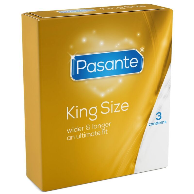 Pasante king preservativos más largos y anchos