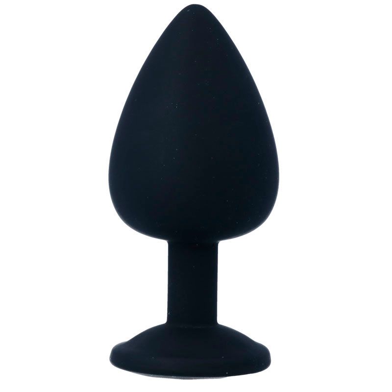Shelki - Plug anal silicona Negro · S foto 4