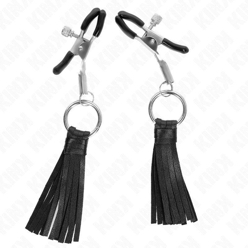 Pinzas para pezones con borlas de polipiel
