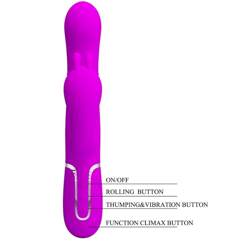 Cammy triple vibrador multifunción 4 en 1  foto 2