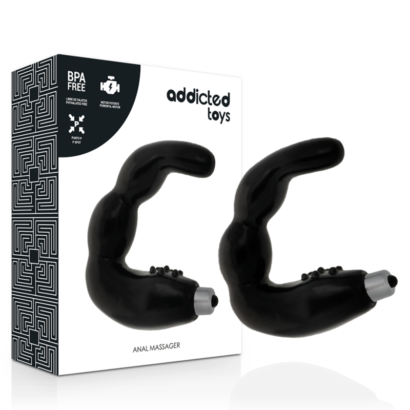 Vibrador prostático - Negro  foto 2