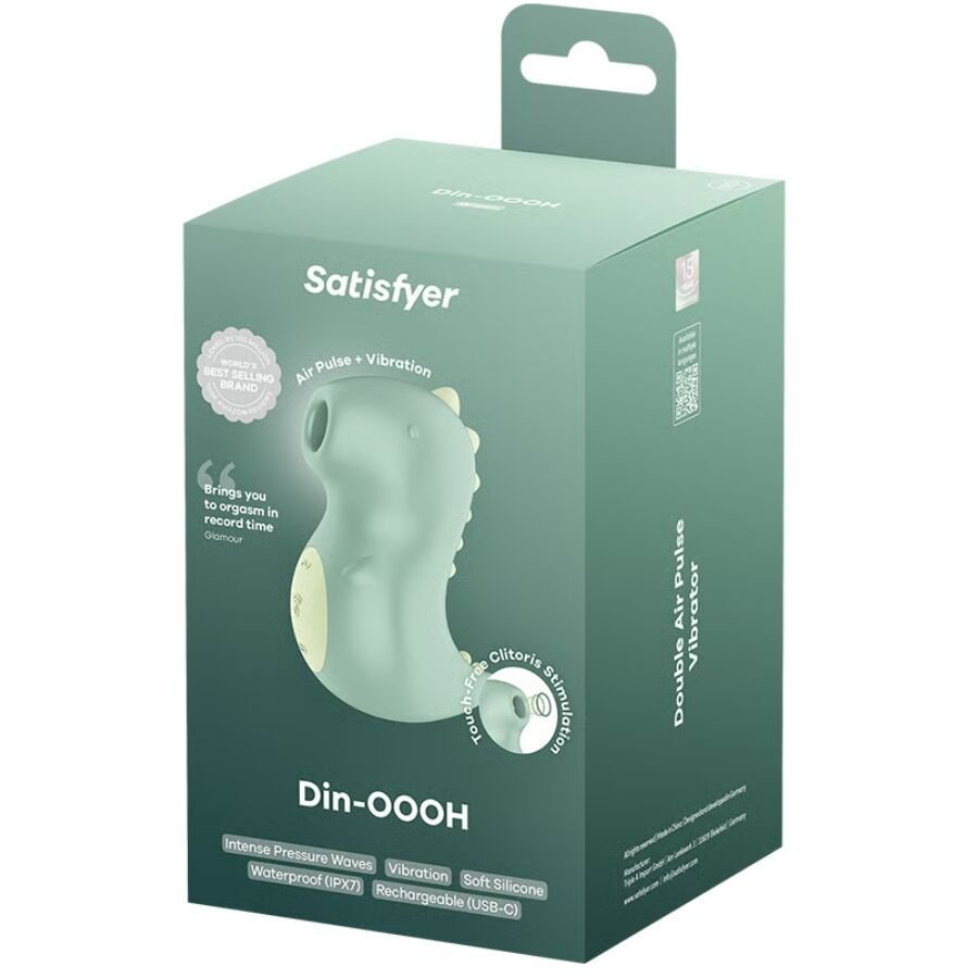 din-oooh vibrador & estimulador air pulse  foto 5