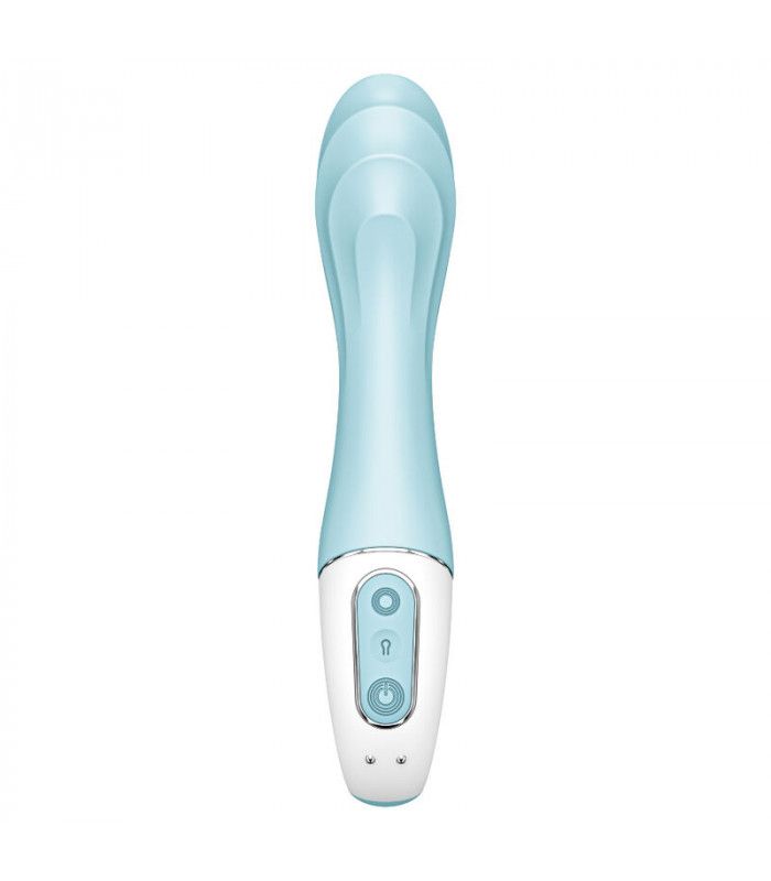 Satisfyer - Air pump vibrator 5+ vibrador punto g inflable con app - Azul 