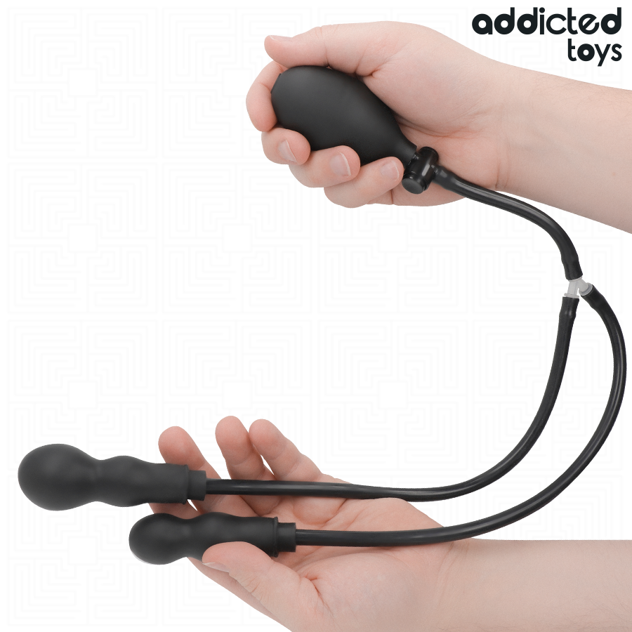 Plug anal doble inflable  foto 2