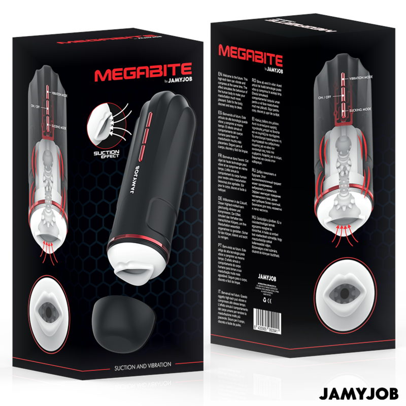 Megabite - Masturbador automático boca con succión  foto 8