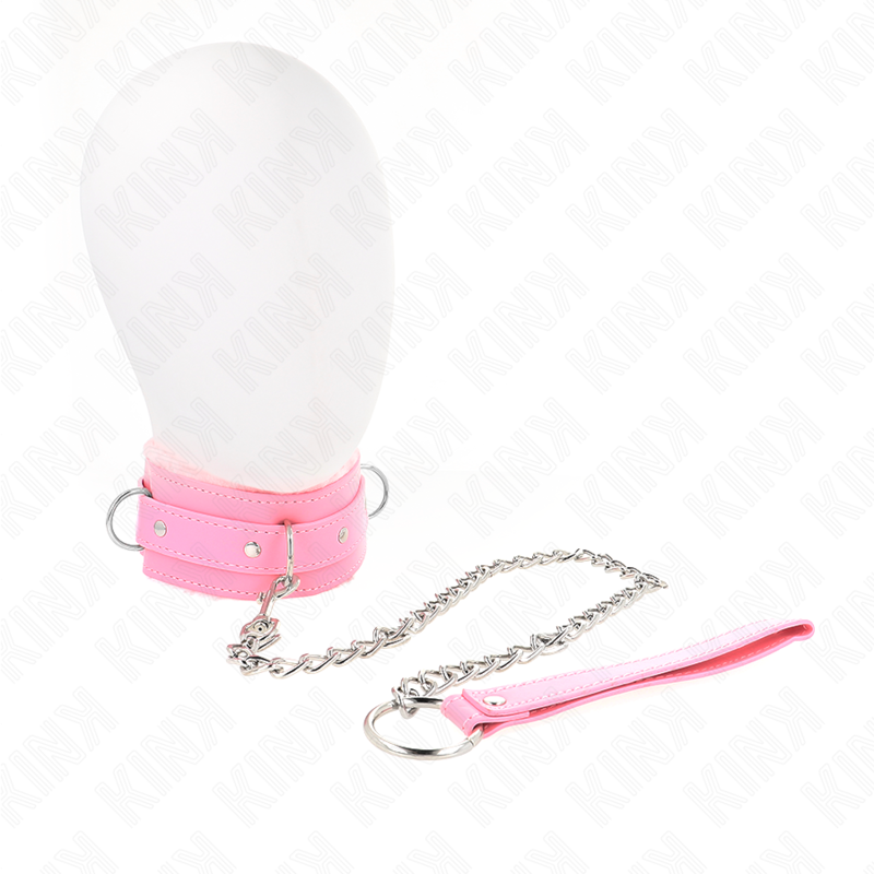 Collar con correa 65cm ajustable polipiel/pelo  foto 14