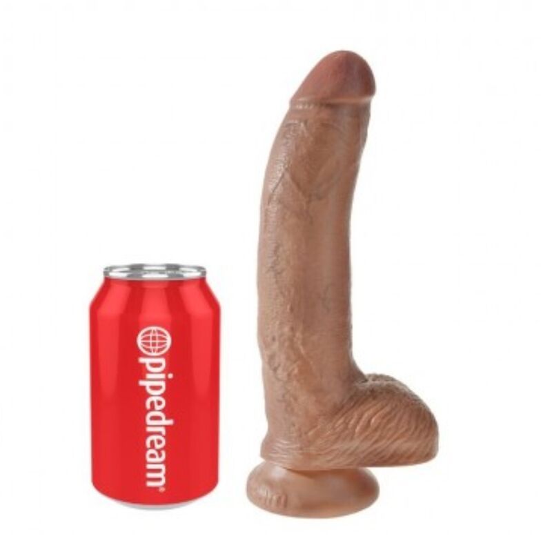 Dildo realístico con testículos 22,8 cm  foto 4
