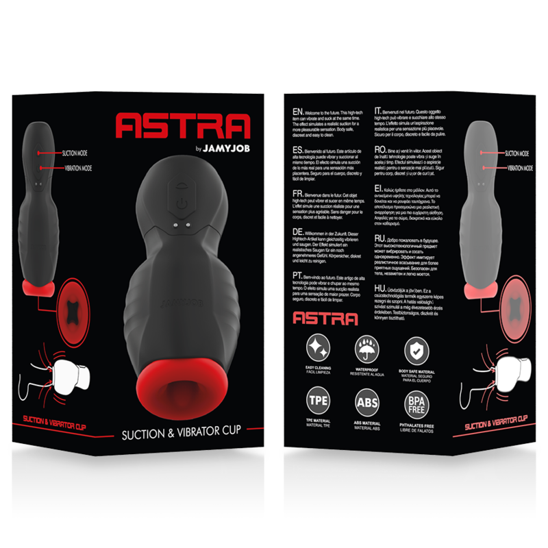 Masturbador vibración/succión - Astra oral  foto 6