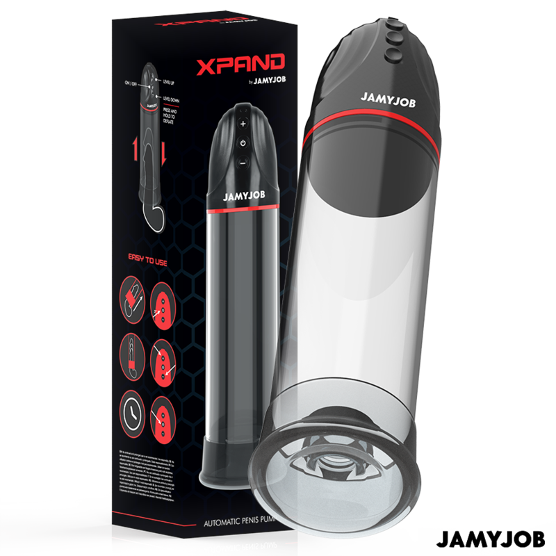 Jamyjob xpand bomba automática de succión 3 niveles Estándar (Pene) foto 2