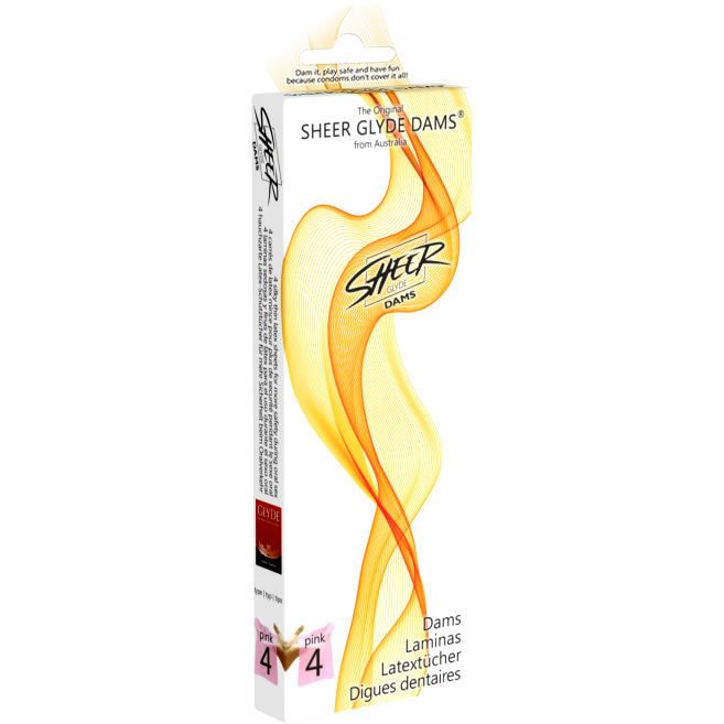 Sheer glyde dams láminas de látex para sexo oral