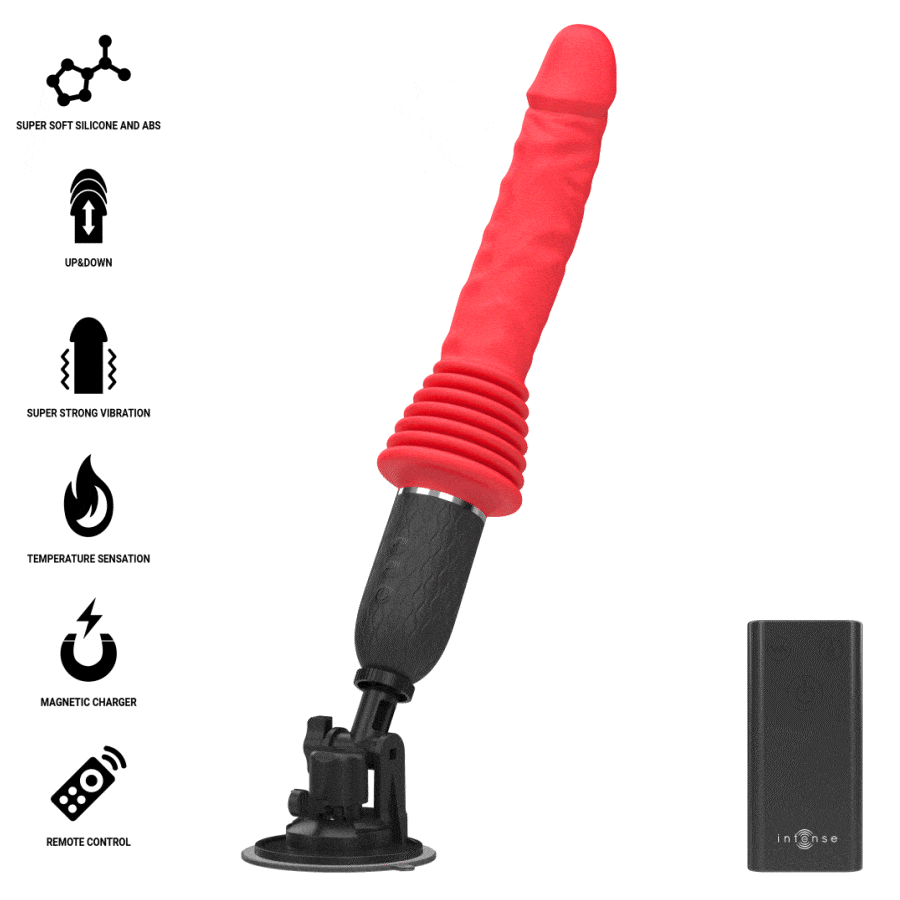 Vibrador con ventosa - Cynthia