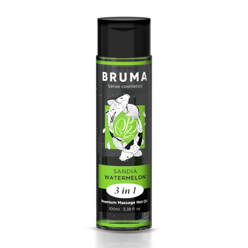 Aceite de masaje efecto calor 3 en 1 bruma (100 ml) Sandía