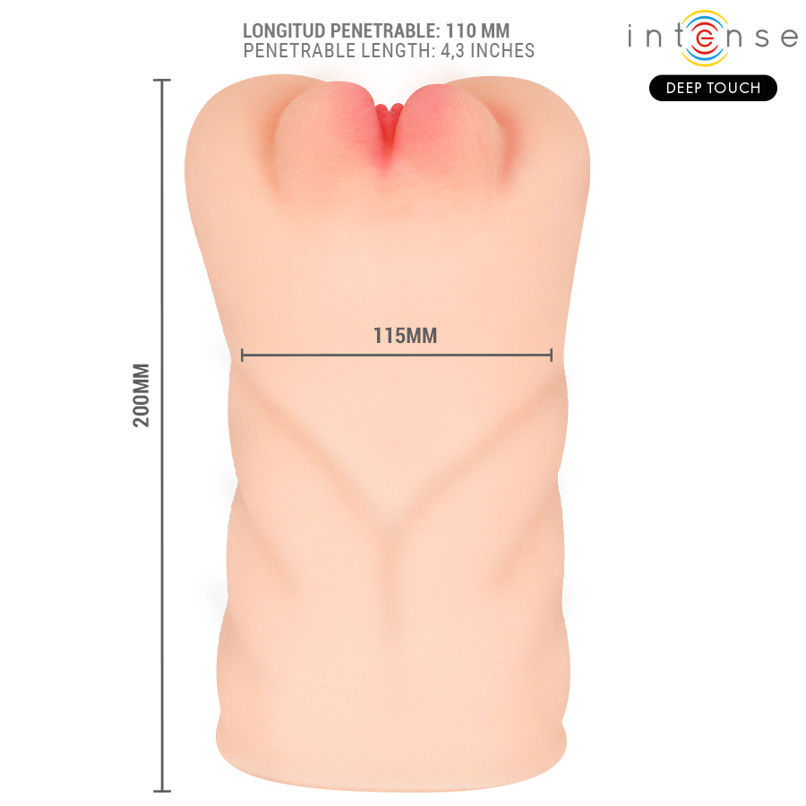 Krista masturbador vagina con efecto succión, vibración y voz 1.2 kg 