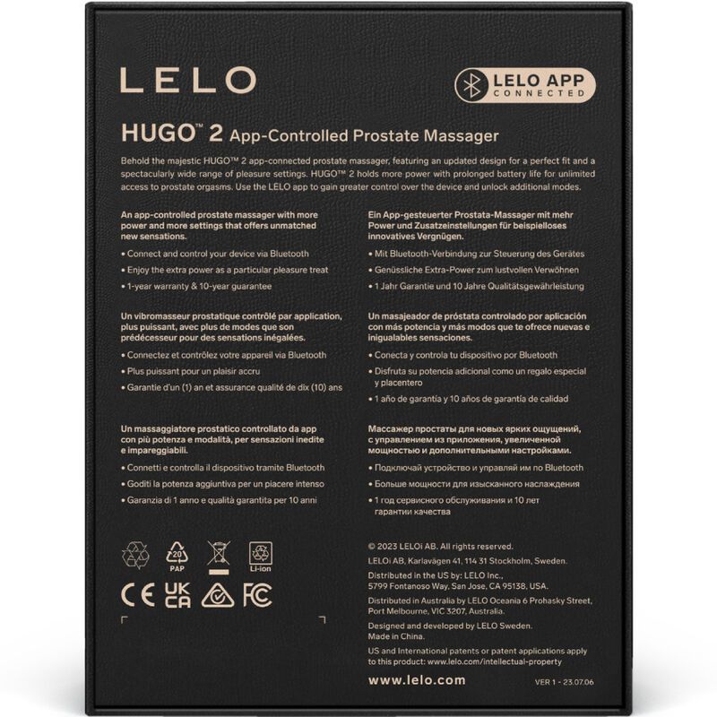 Hugo 2 - Estimulador prostático con app  foto 4