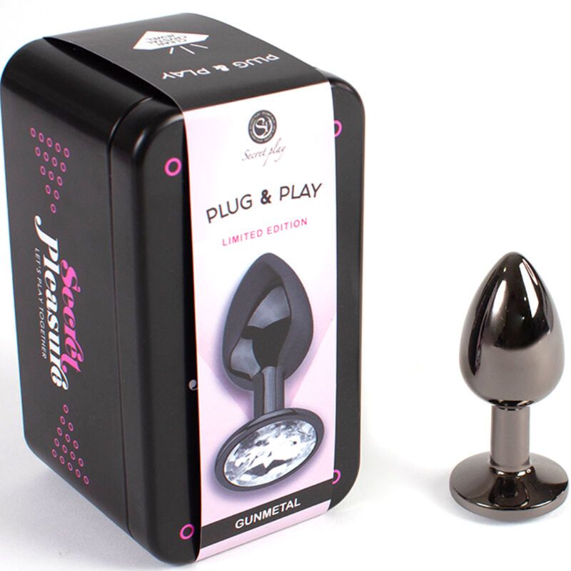 Plug anal metal - Gunmetal  foto 3