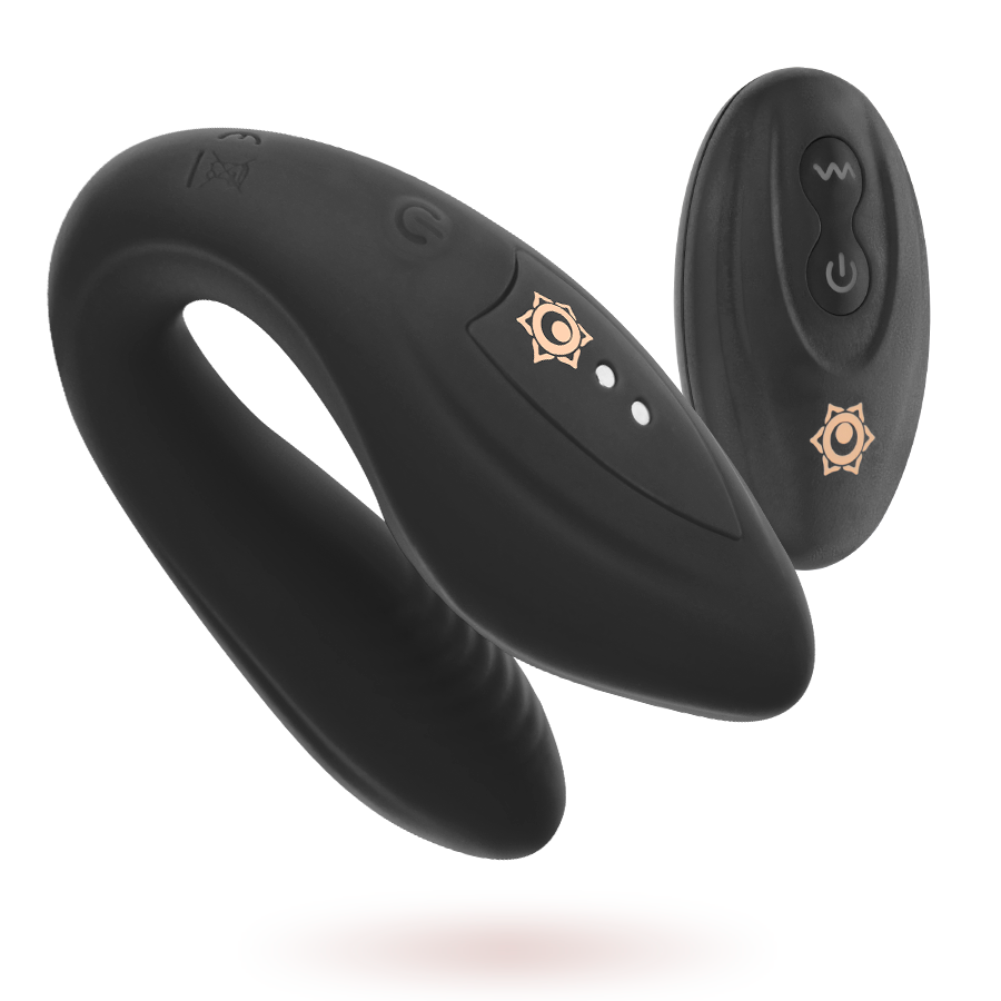 Rithual kama vibrador para parejas con control remoto