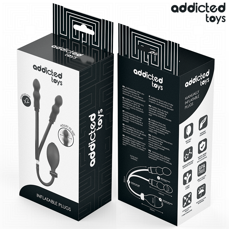 Plug anal doble inflable  foto 6