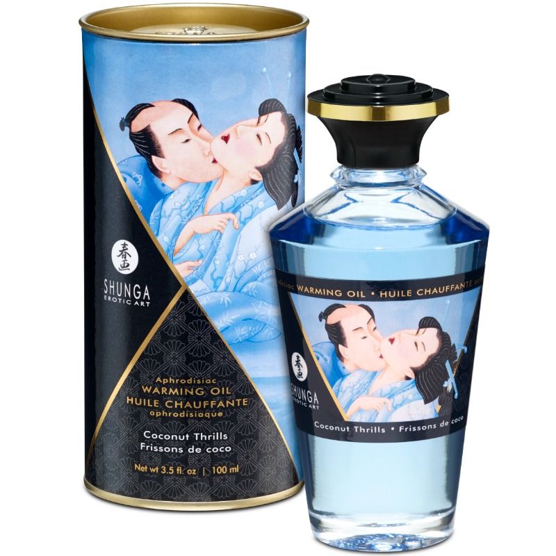 Aceite de masaje efecto calor Coco