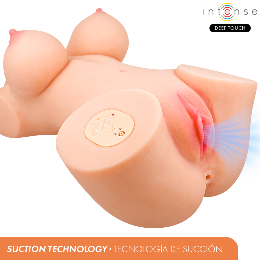 Vero torso vagina con efecto succión, calor, vibración y voz con control remoto 5.5 kg  foto 4