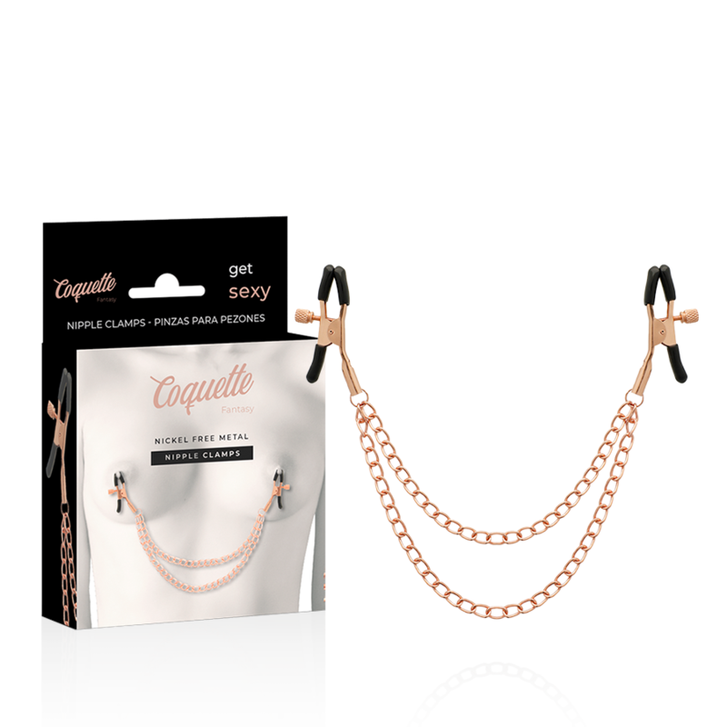 Coquette fantasy pinzas metálicas para pezones