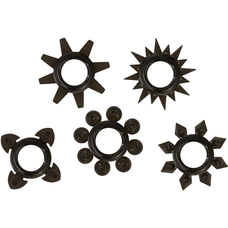 Set 5 anillos silicona testículos y pene