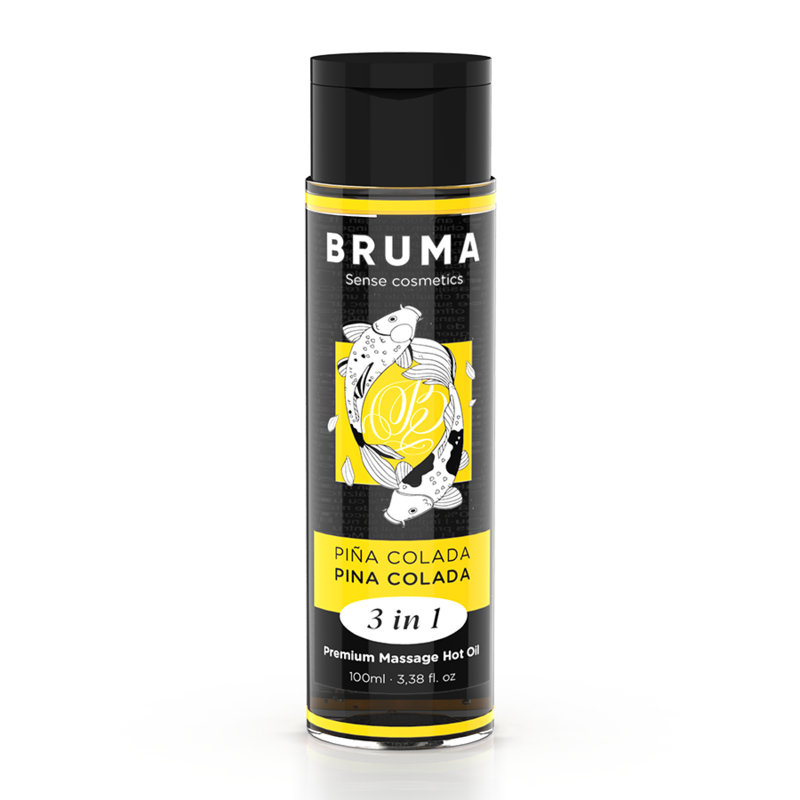 Aceite de masaje efecto calor 3 en 1 bruma (100 ml) Piña Colada