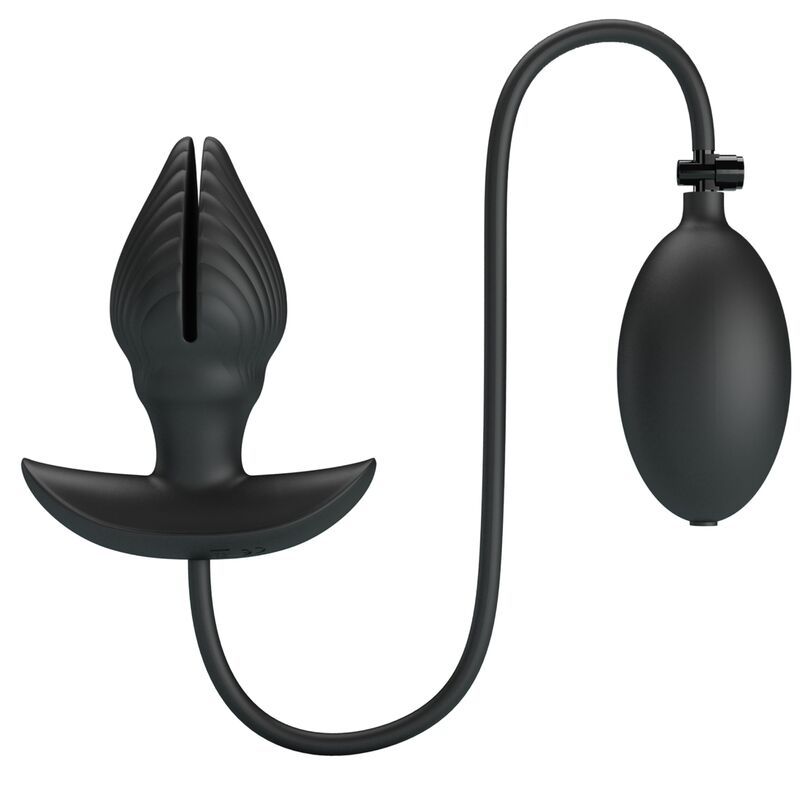 Plug anal inflable con vibración