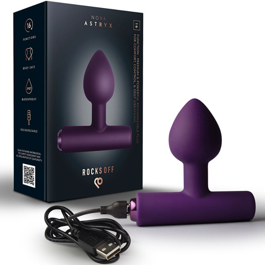 Nova astryx premium plug anal recargable 16 funciones  foto 3