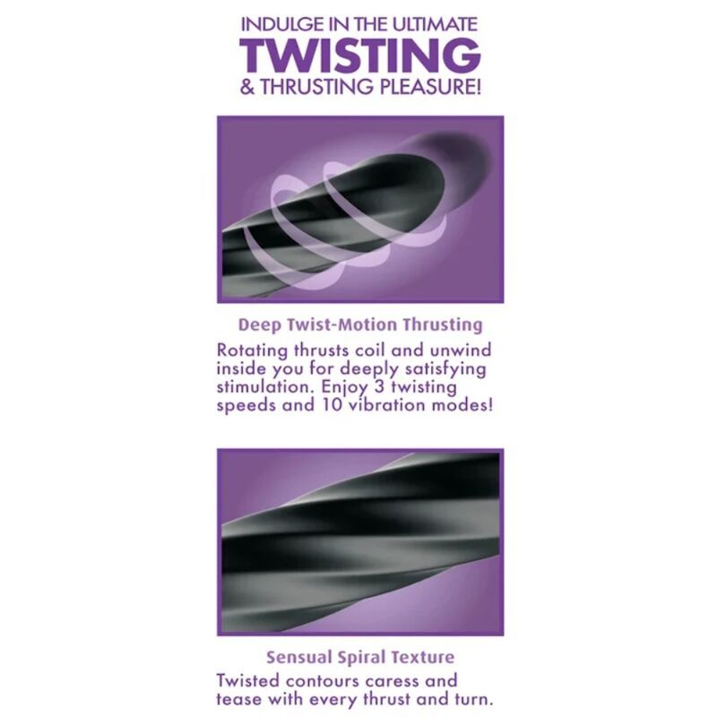 Twist ecstasy - Estimulador anal con giro  foto 2
