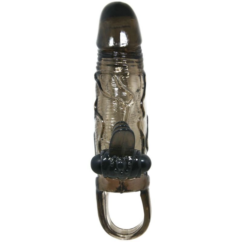 Baile brave man funda pene anal y clítoris 16.5cm Negro foto 2