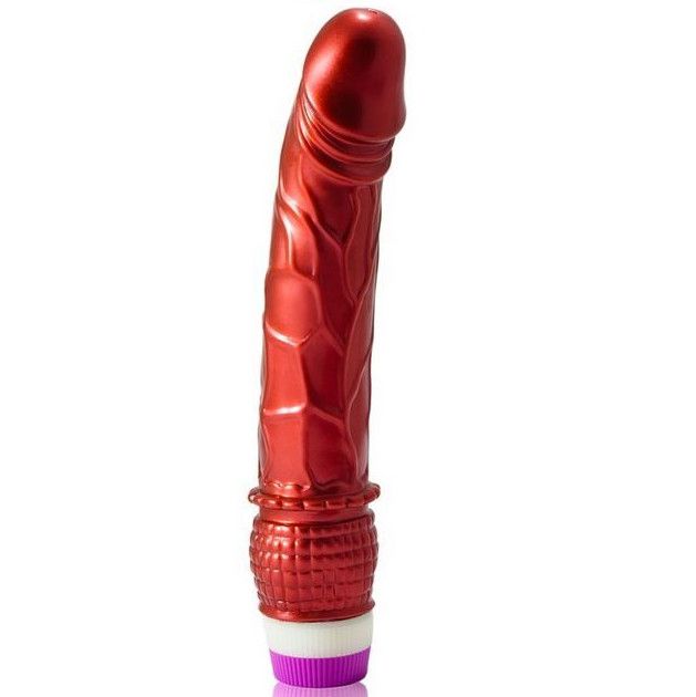 Vibrador realistico - Rojo