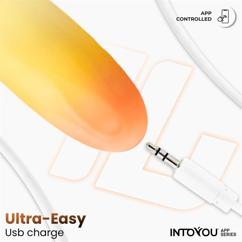 Huevo vibrador con app - amarillo/naranja  foto 7