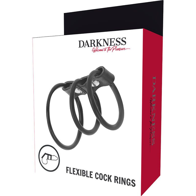 Set tres anillas para pene flexible  foto 4