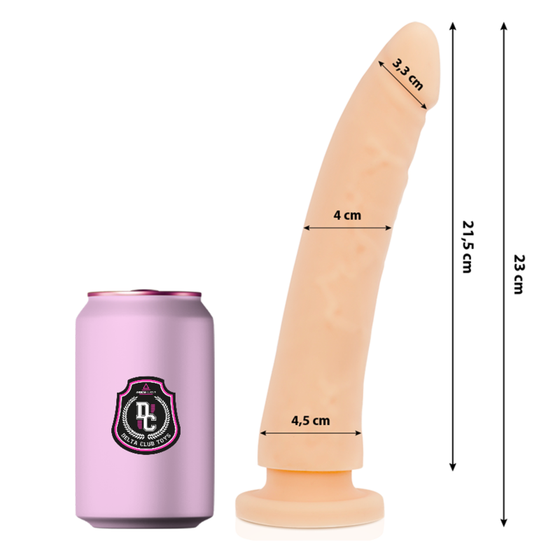 Delta club dildo realista silicona médica 23cm