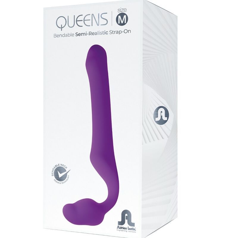 Dildo sin sujeción con penetración - Queens strap-on  foto 9