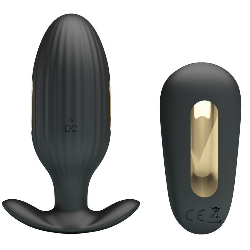 Plug anal con vibración control remoto - Kelly