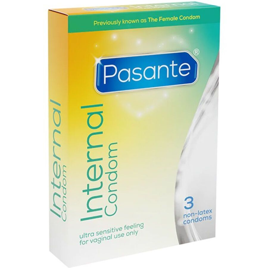 Pasante internal preservativos femeninos sin látex