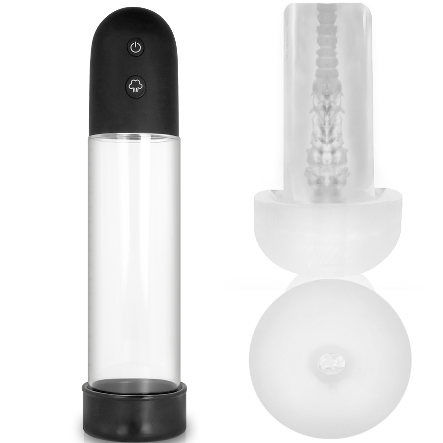 Bomba de aire con masturbador - Pump addicted rx11
