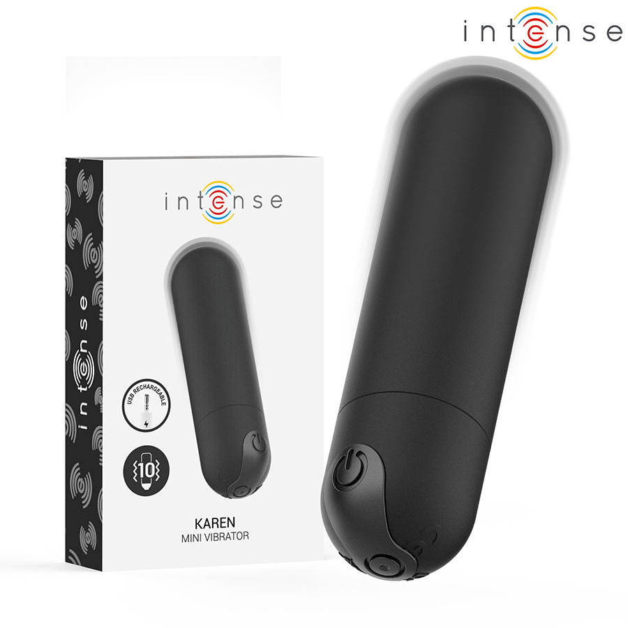 Karen mini bala vibradora 10 modos recargable