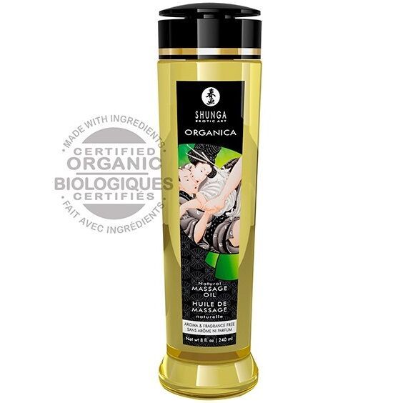 Aceite de masaje orgánico natural