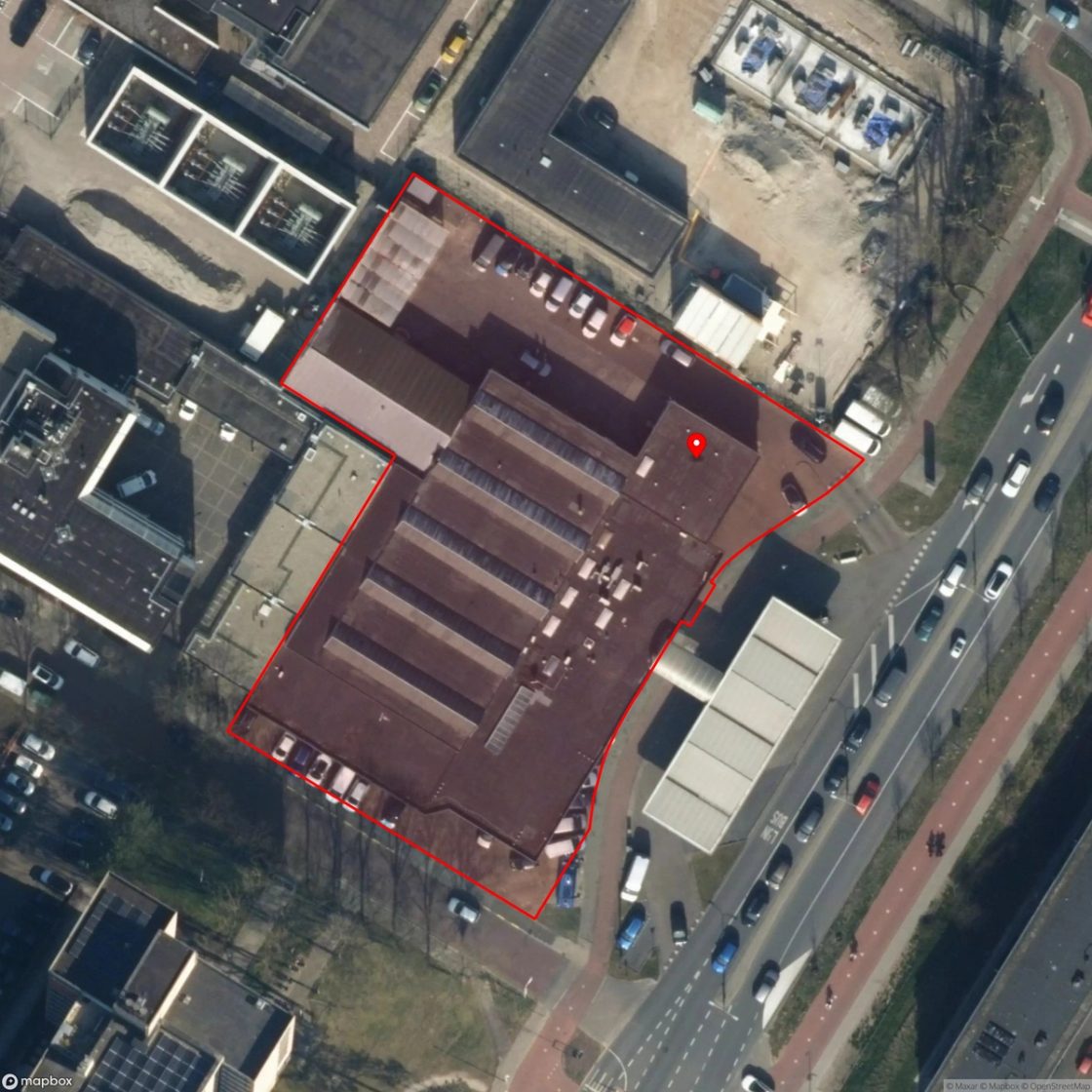 Aerial view of the location being profiled