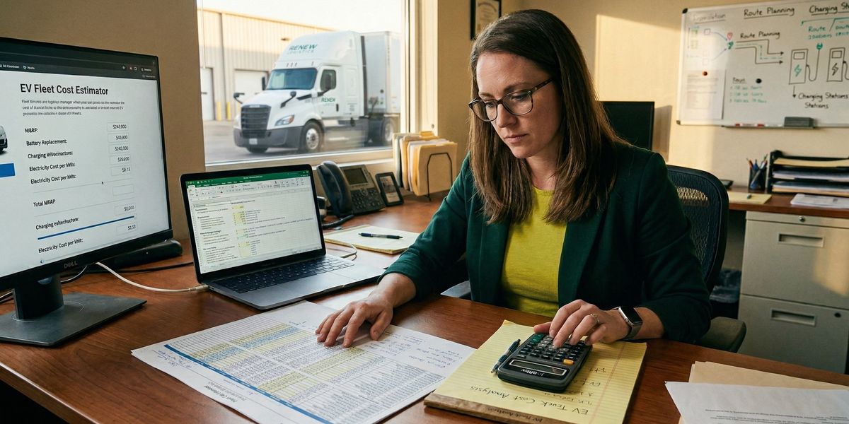 How to calculate EV fleet total cost of ownership