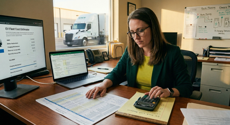 How to calculate EV fleet total cost of ownership