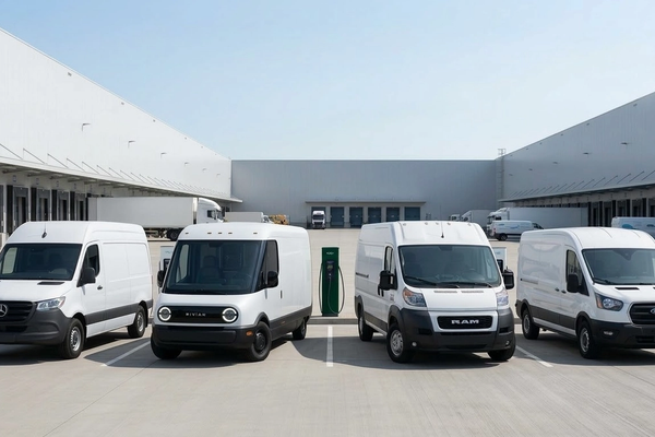 A range of electric vans