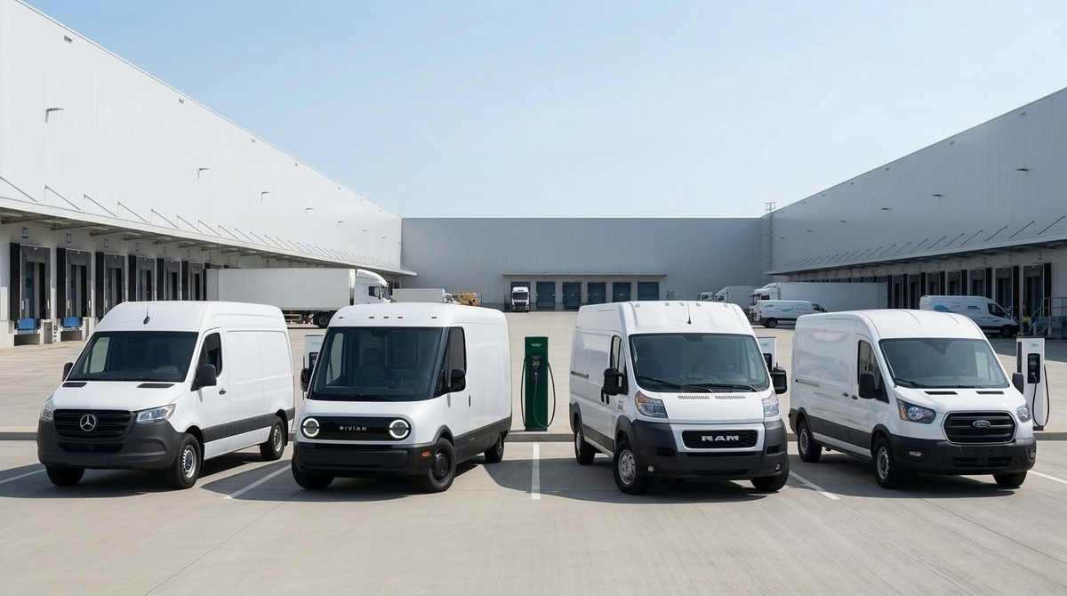 A range of electric vans