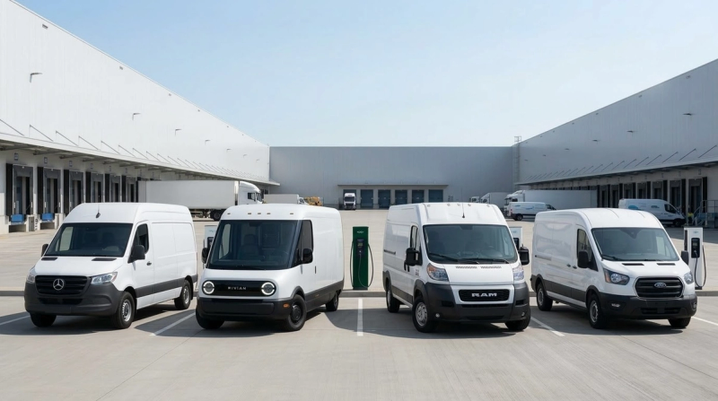 A range of electric vans