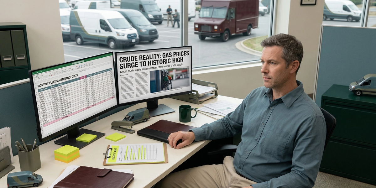 A fleet manager looks at the total cost of ownership for his vehicles