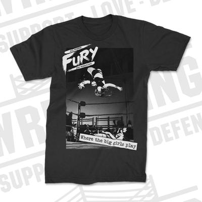 Fury – T-Shirt – Big Girls – black