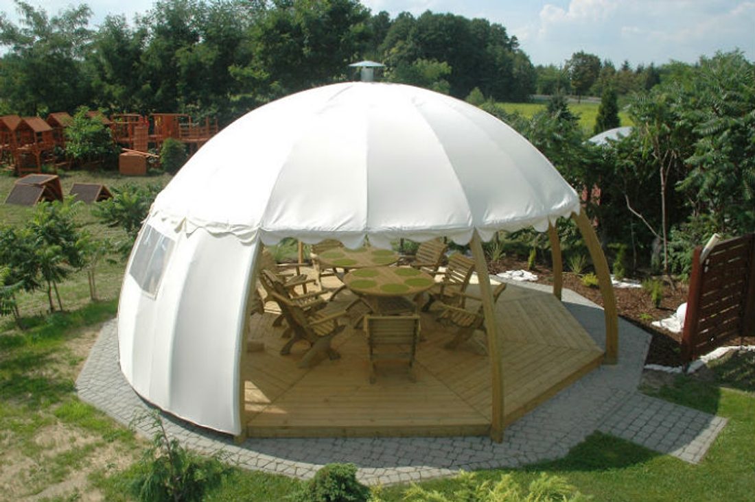 Pawilon ogrodowy Igloo. Fot. BM Nowy Targ