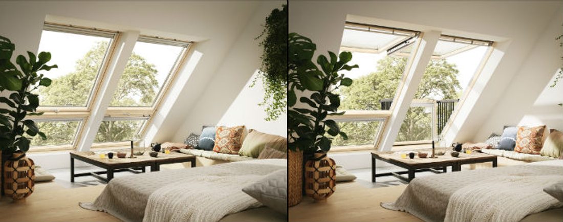 Balkon dachowy Velux